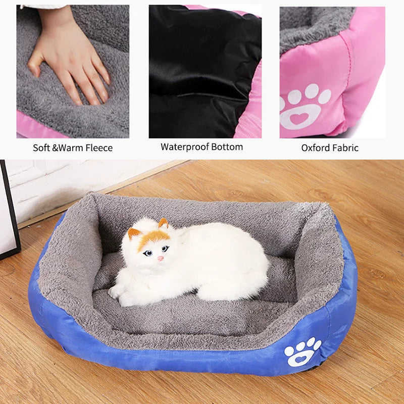 Multi Size Comfy Durable Dog & Cat Comfy Bed