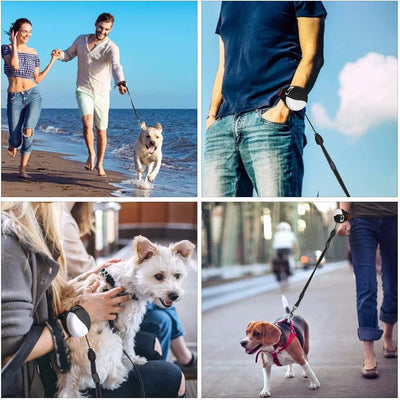 Wrist Dog Leash Handsfree Retractable Pet Leash