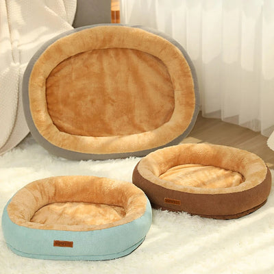 Comfy Plush Dog & Cat Bed Multi Sized