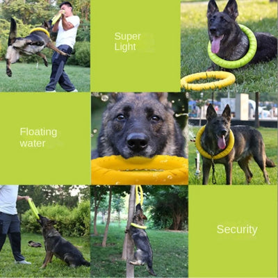 Super Durable Chewing Flying Floating Ring Chew Toy