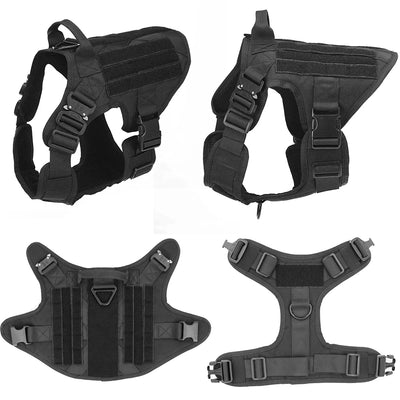 Military Large Dog Harness Pet German Shepherd K9 Malinois Training Vest Tactical Dog Harness And Leash Set