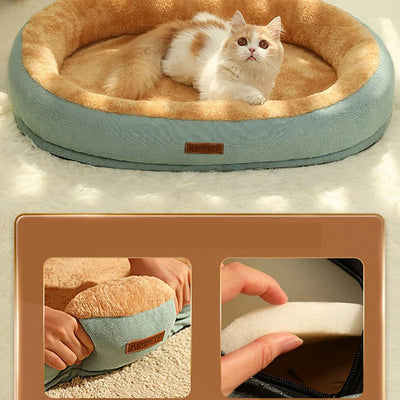 Comfy Plush Dog & Cat Bed Multi Sized