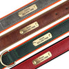 Personalized Dog Collar Leash Custom Leather Dog Tag Collars Free Engraved Nameplates