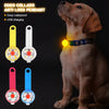 USB Rechargeable Glowing Collar Pendant Waterproof Safety LED Flashing Light