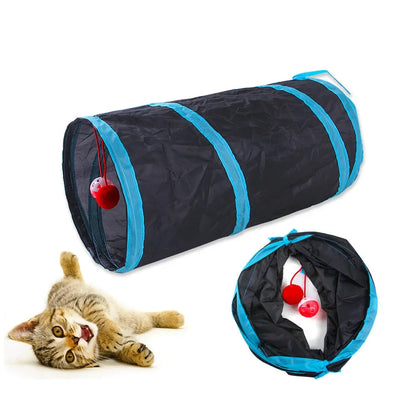 Cat Play Tunnel Foldable Cat Tunnel